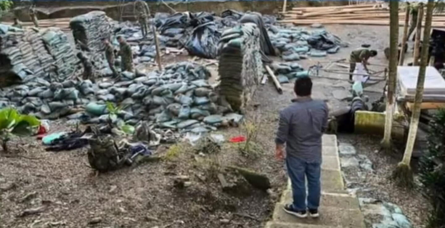 Un soldado murió y cuatro quedaron heridos tras desplome de garita en Jamundí, Valle