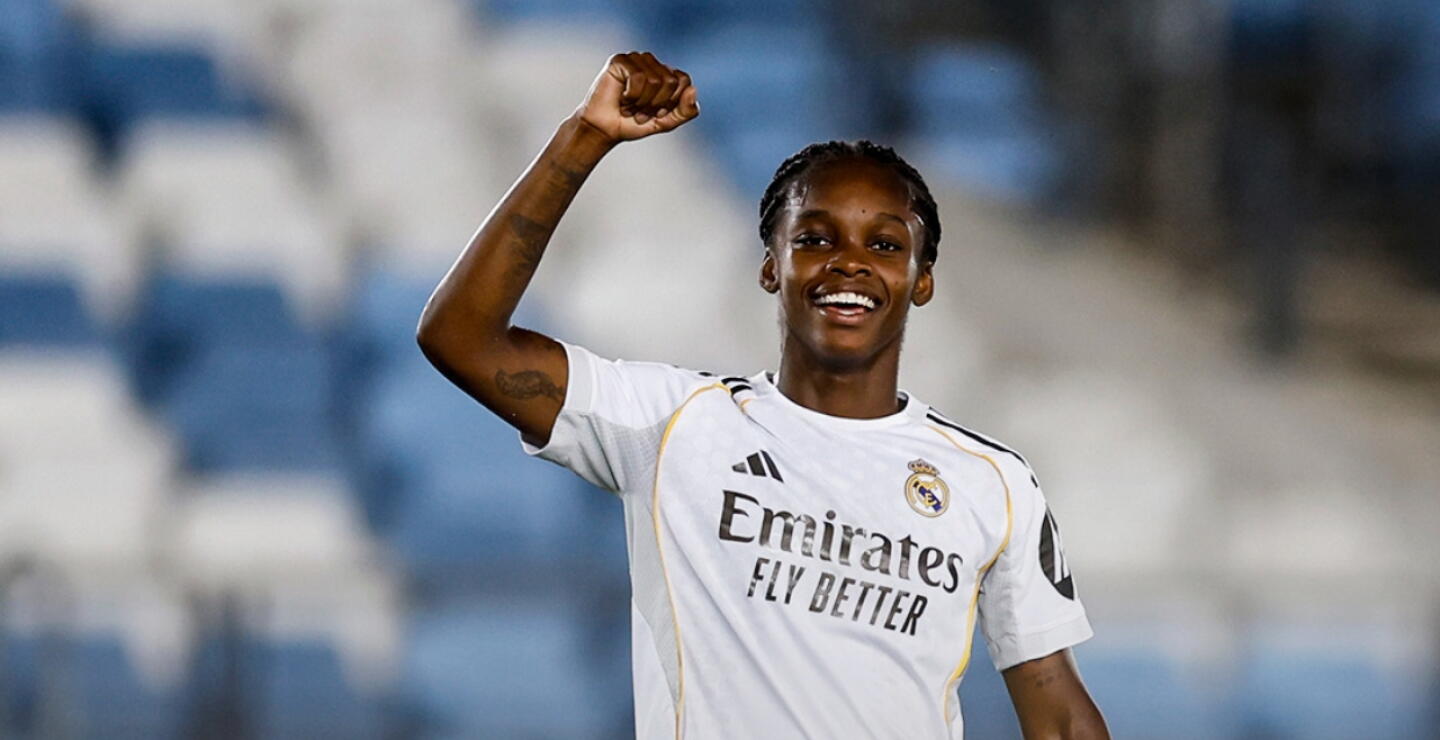 Linda Caicedo, delantera colombiana que milita en el Real Madrid.