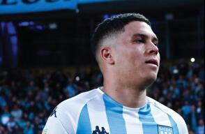 Juan Fernando Quintero con Racing Club Juan Fernando Quintero con Racing Club