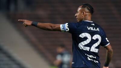 Sebastián Villa, extremo colombiano que milita en Independiente Rivadavia.