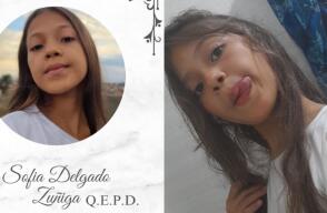 La pequeña Sofía Delgado fue hallada sin vida en Candelaria Valle el pasado 17 de octubre de 2024