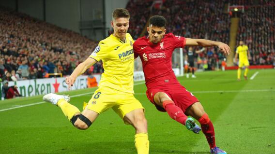 Luis Díaz, en Liverpool vs. Villarreal, por Champions League Luis Díaz, en Liverpool vs. Villarreal, por Champions League