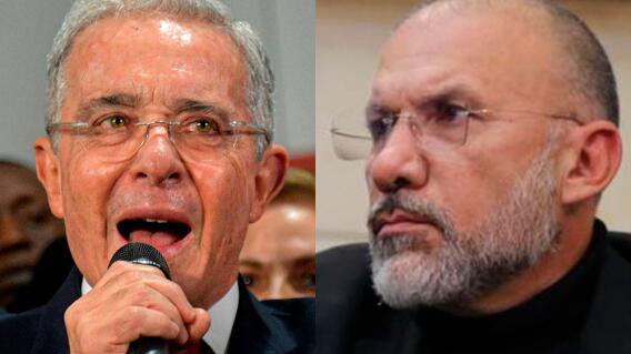 362925_Álvaro Uribe y Roy Barreras // Fotos: AFP y Congreso de la República