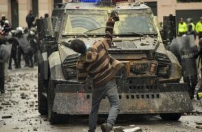 345043_Protestas en Ecuador // Foto: AFP