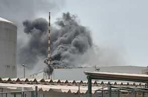 357653_Incendio en bodega del norte de Barranquilla. Foto: Cortesía