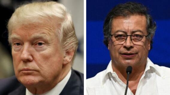 Donald Trump y Gustavo Petro Donald Trump y Gustavo Petro