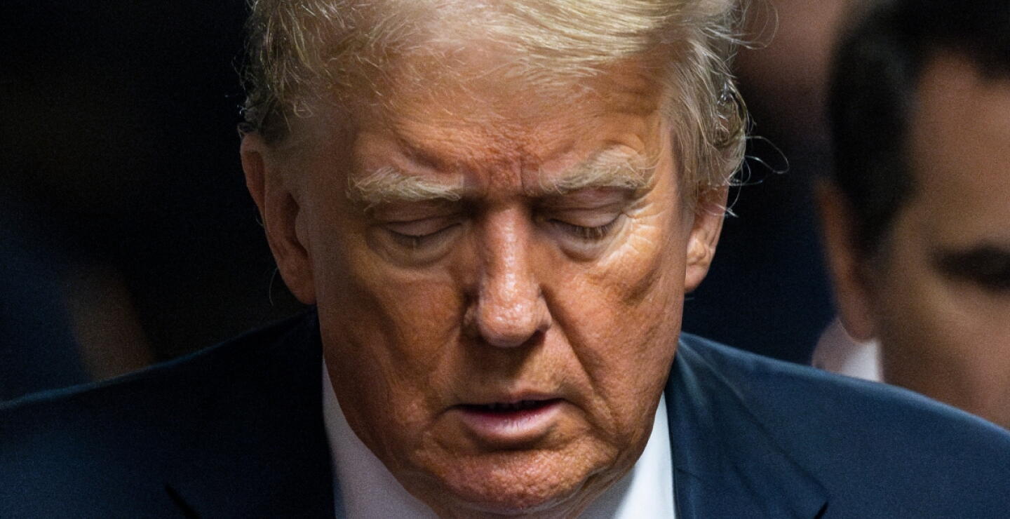 El ex presidente de Estados Unidos, Donald Trump, llega al juzgado mientras el jurado está programado para continuar las deliberaciones. 