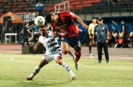 Acción de juego entre Medellín y Boyacá Chicó por la décima fecha de la Liga BetPlay I-2026.