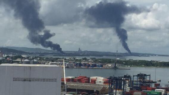 284392_BLU Radio. Incendio en Cartagena - Foto: Cortesía