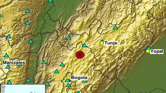 Temblor sacudió a Colombia en la noche de este lunes 27 de julio: epicentro fue en Cundinamarca