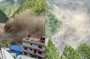Impresionantes videos de inundaciones en Nepal: al menos 27 puentes destruidos y 400 desaparecidos