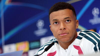 Kylian Mbappé, delantero del Real Madrid. 