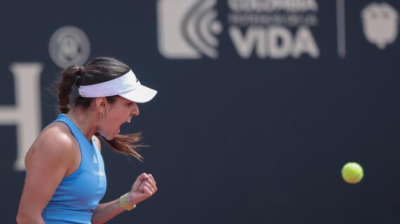 Camila Osorio, en la Copa Colsanitas. Camila Osorio, en la Copa Colsanitas.