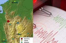 Temblor en Colombia en la madrugada de este 18 de febrero: epicentro en municipio antioqueño