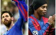 282776_BLU Radio. Messi - Ronaldinho / Foto: AFP