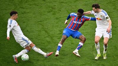 Jefferson Lerma en Crystal Palace vs. Leeds por la Premier League.