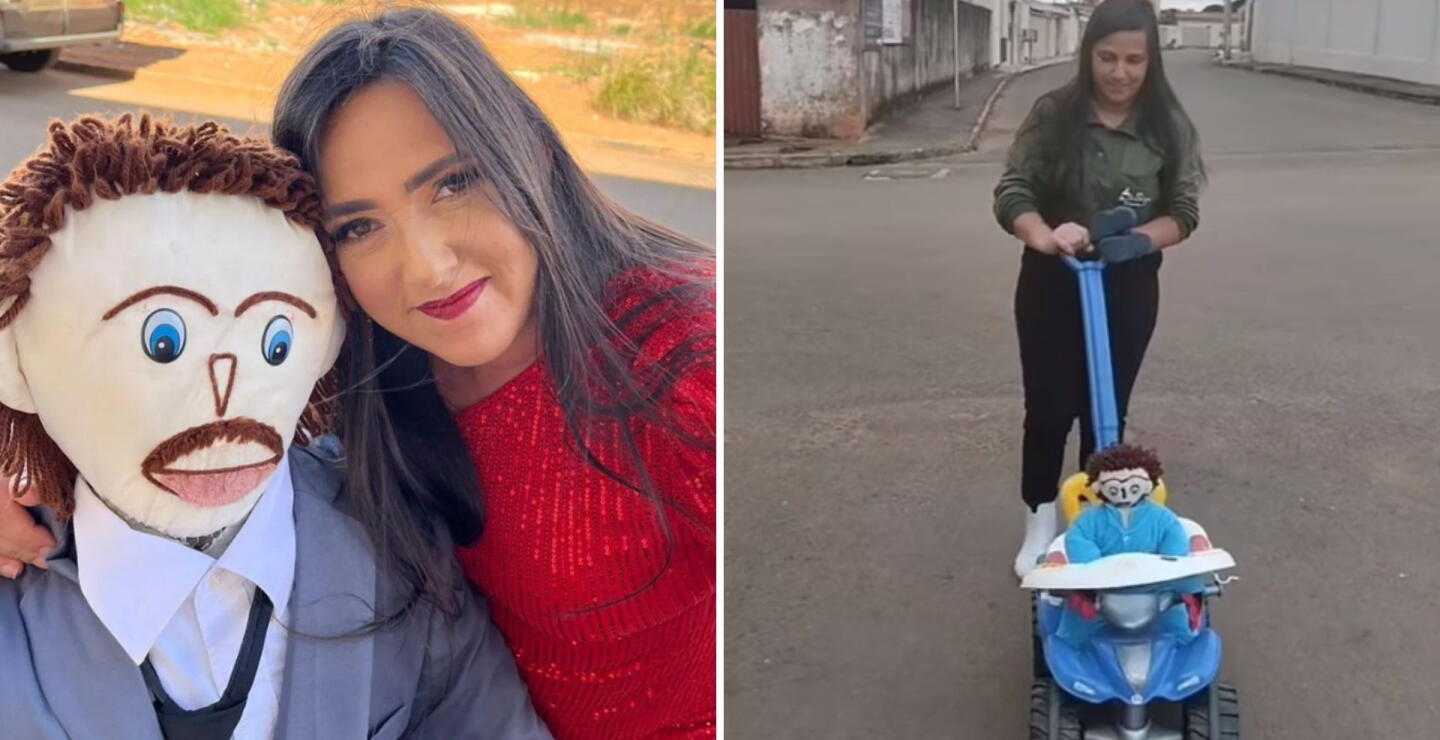 Mujer casada con muñeco de trapo asegura estar embarazada: “Este bebé salvará nuestro matrimonio”