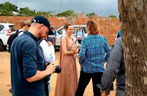 335800_BLU Radio // Angelina Jolie en la frontera colombo venezolana // Foto: suministrada