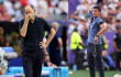 Thomas Tuchel y Lionel Scaloni, entrenadores de Inglaterra y Argentina, respectivamente. 