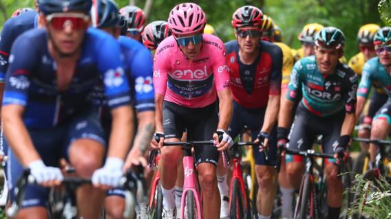 Bruno Armirail, líder de la clasificación general del Giro de Italia 2023, tras la etapa 15 Bruno Armirail, líder de la clasificación general del Giro de Italia 2023, tras la etapa 15