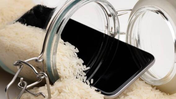 La razón por la que no debe meter su celular en arroz si se le moja.jpg La razón por la que no debe meter su celular en arroz si se le moja.jpg
