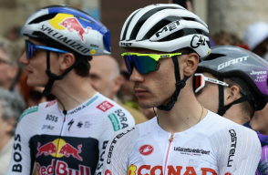 Juan Ayuso (UAE Team Emirates XRG), ciclista español y uno de los favoritos a ganar el Giro de Italia 2025