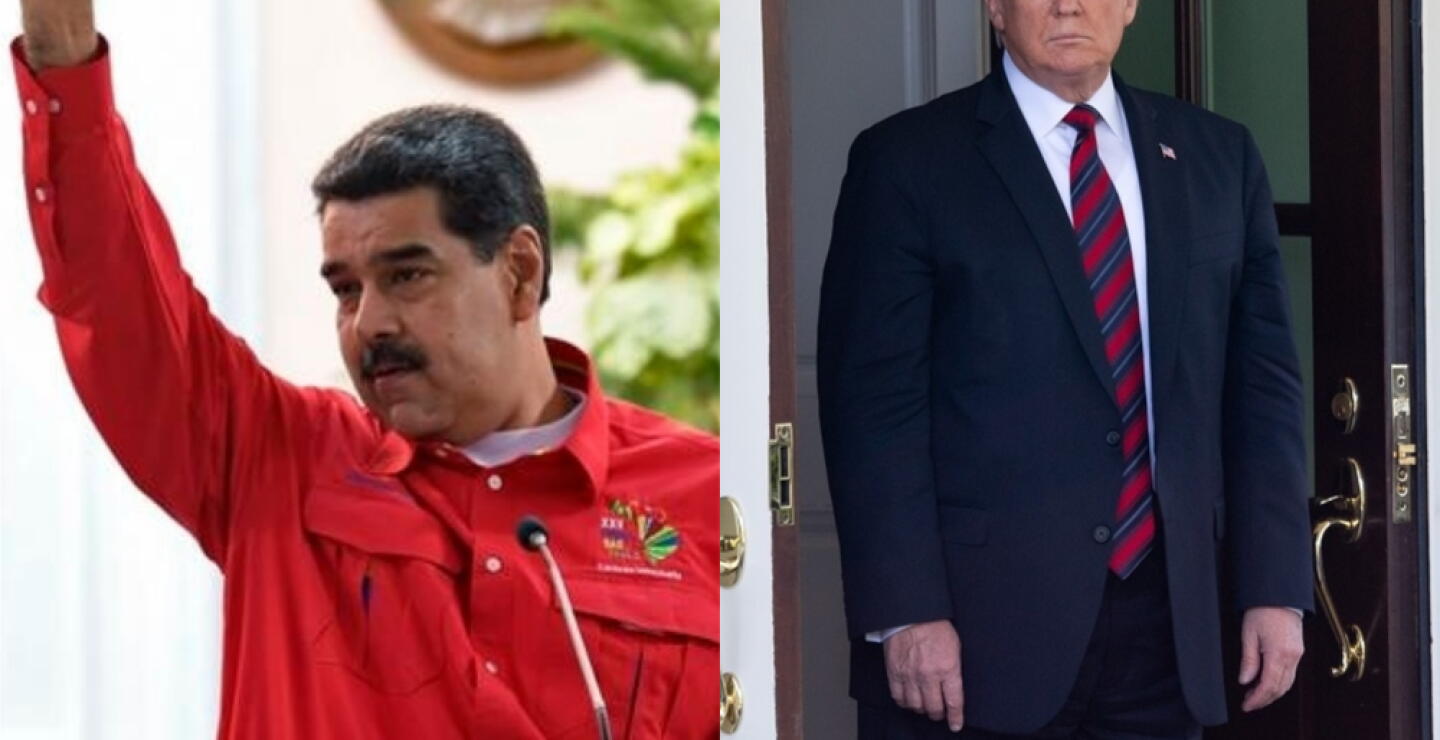 340148_BLU Radio // Nicolás Maduro y Donald Trump // Fotos: AFP