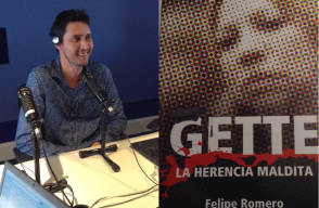 224445_Felipe Romero (izquierda) y la portada del libro (derecha). Foto: bluradio.com