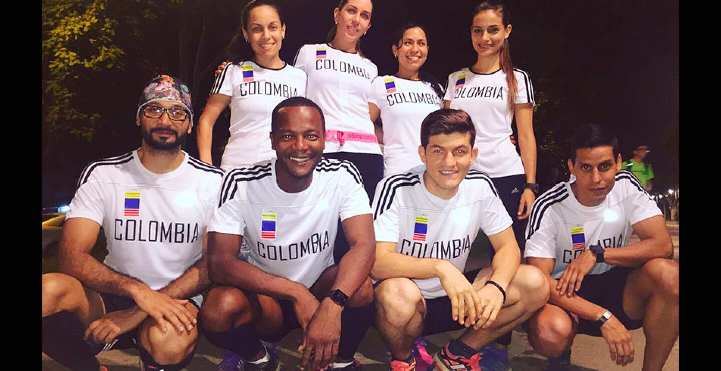 Los corredores caleños son Edwin Quiñónez, Cristian Hernández, Ricaurte Sáenz Manchola, Edinson Giraldo, Michell Cadavid, Diana Gil, Estefanía Mejía y Johana Blandón.