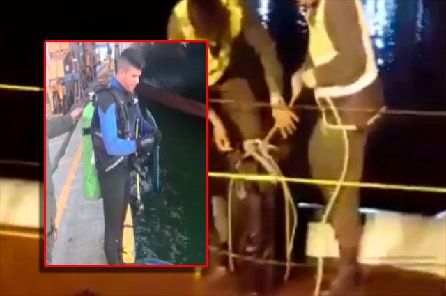 Pericia de unos buzos permitió hallar carga ilícita adherida a barco que no pudo llegar a su destino