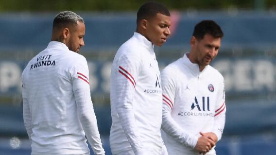 Messi, Neymar y Mbappé, el temido tridente del PSG Messi, Neymar y Mbappé, el temido tridente del PSG