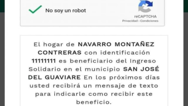 Denuncian irregularidades en aplicativo de ‘Ingreso solidario’ para familias vulnerables Denuncian irregularidades en aplicativo de ‘Ingreso solidario’ para familias vulnerables