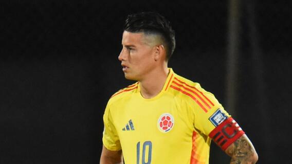 James Rodríguez, mediocampista de la Selección Colombia y capitán, en las Eliminatorias Sudamericanas James Rodríguez, mediocampista de la Selección Colombia y capitán, en las Eliminatorias Sudamericanas