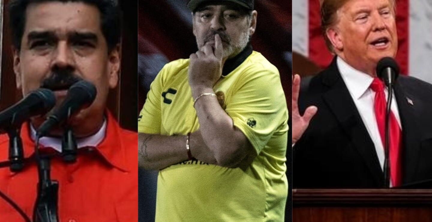 331280_BLU Radio, Maduro, Maradona y Trump / foto: AFP