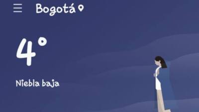 Temepratura en Bogotá durante la noche