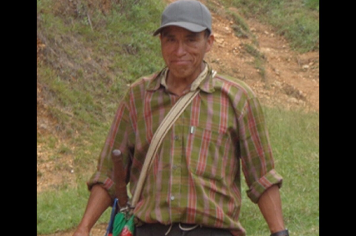 Benancio Taquinás, uno de los indígenas que habría sido asesinado por las FARC. Foto tomada de la Asociación de Cabildos Indígenas del Norte del Cauca.