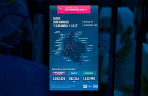 363444_Casos de COVID-19 este lunes. Foto: Cortesía