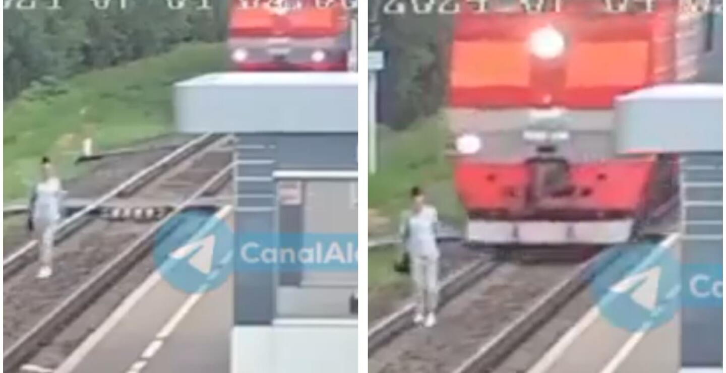 Mujer murió atropellada por tren: tenía audífonos a todo volumen y no escuchó que venía