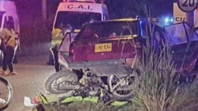 Así terminó hombre que violó dos controles policiales y arrolló a un uniformado en Melgar