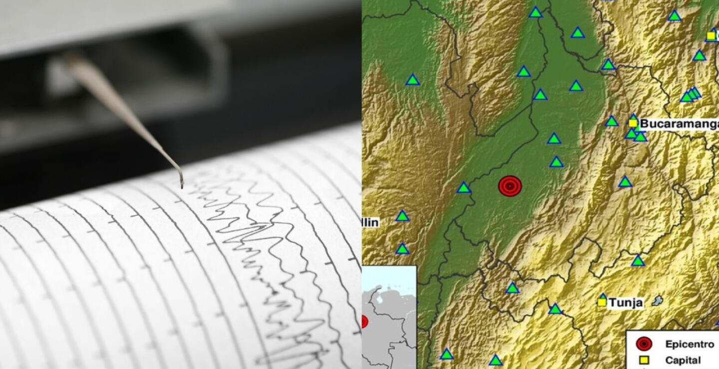 Temblor en Colombia en la tarde de este jueves 2 de julio: epicentro en Cimitarra, Santander