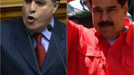 328351_BLU Radio. Julio Borges y Nicolás Maduro / Fotos: AFP 328351_BLU Radio. Julio Borges y Nicolás Maduro / Fotos: AFP