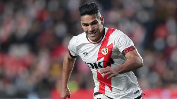 Radamel Falcao García, jugador del Rayo Vallecano Radamel Falcao García, jugador del Rayo Vallecano
