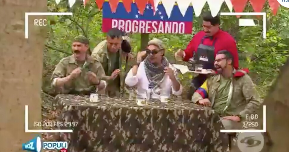 ¡Pobrecitos! Estos gestores de paz de Maburro sí que pasan trabajo