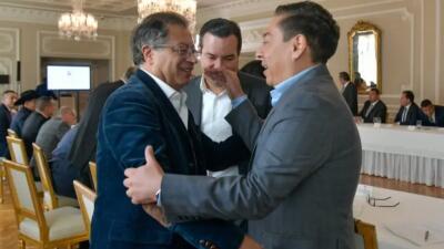 Carlos Amaya y Gustavo Petro Carlos Amaya y Gustavo Petro