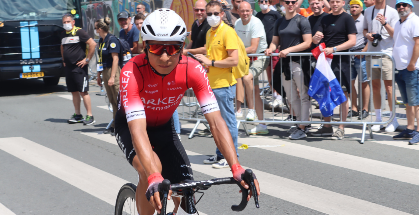 Nairo Quintana, líder del Arkéa Samsic