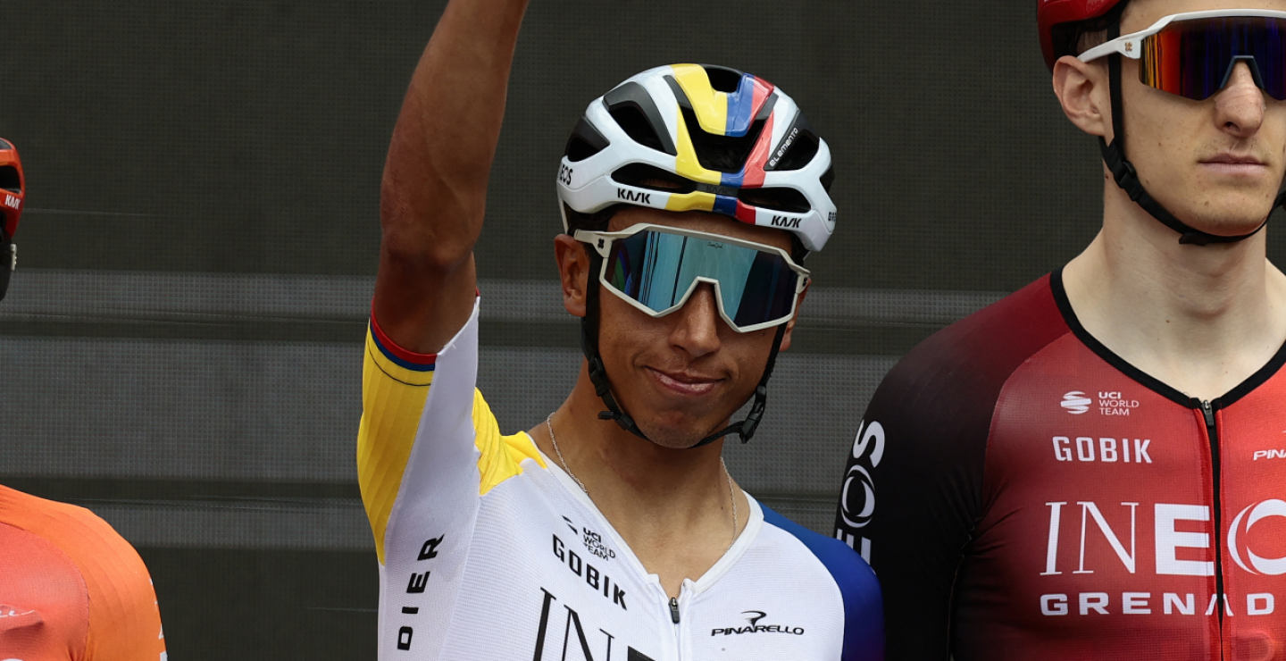 Egan Bernal (INEOS Grenadiers), uno de los ciclistas colombianos que participan en el Giro de Italia 2025