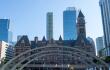 Vista del edificio cívico y del palacio de justicia del antiguo ayuntamiento en Toronto, Ontario, 14 de septiembre de 2023. 