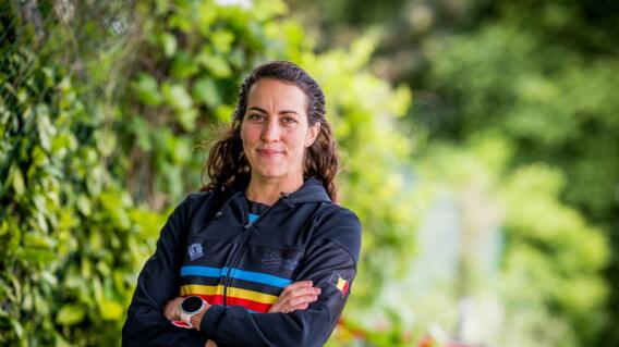 Claire Michel, atleta de los Juegos Olímpicos. Claire Michel, atleta de los Juegos Olímpicos.