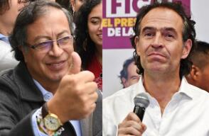 Gustavo Petro y Federico Gutiérrez.