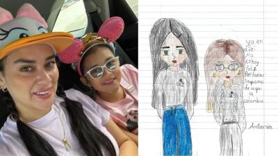 La carta de una niña colombiana retenida por ICE que destapó su historia